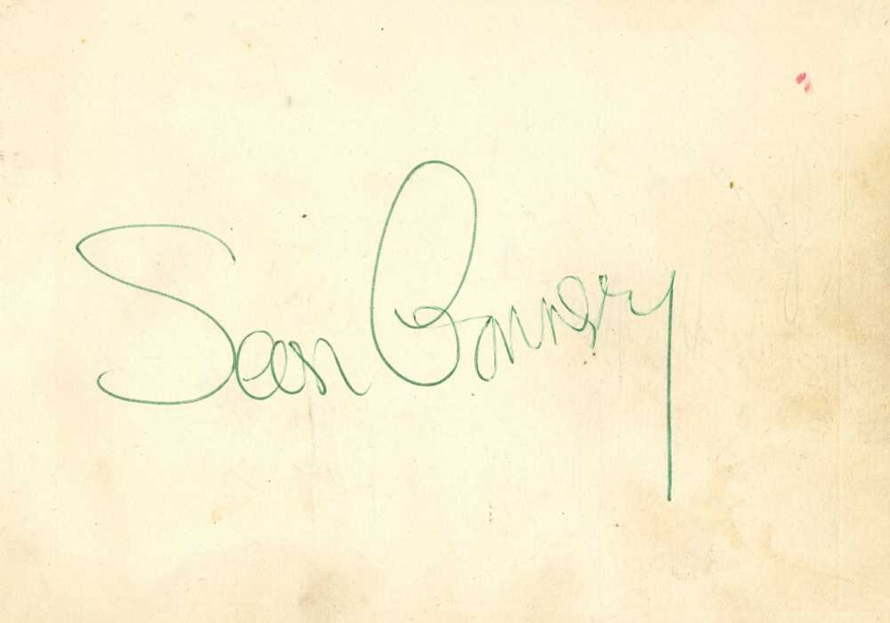 Lot 120 - Autograph Albums.- Incl. Sean Connery