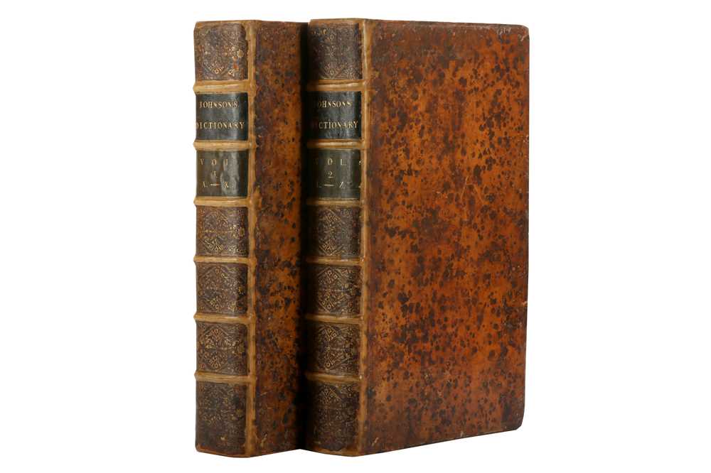 Lot 402 - Johnson (Samuel) A Dictionary of the English Langauge