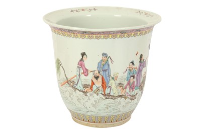 Lot 360 - A 20th century Chinese porcelain  jardiniere