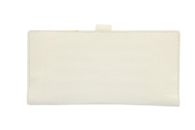 Lot 1203 - Asprey White Matte Alligator Wallet