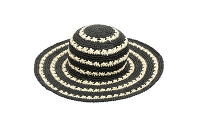 Lot 1326 - Prada Monochrome Sun Hat - Size M