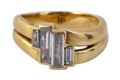 Lot 213 - A diamond ring