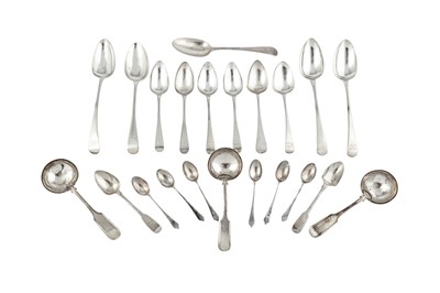 Lot 58 - A mixed group of sterling silver flatware