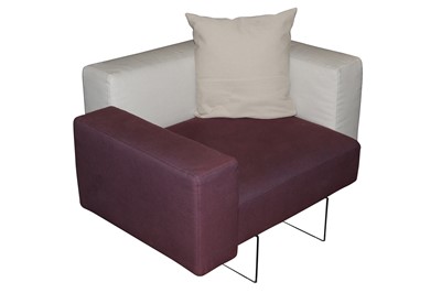 Lot 741 - A contemporary Lago armchair, from Living Space