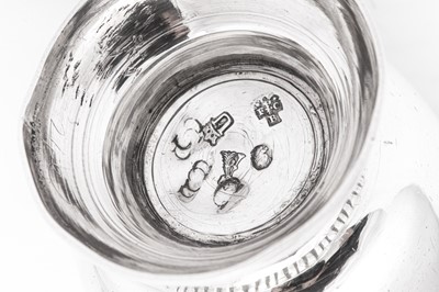 Lot 165 - A Louis XVI late 18th century French silver beaker (timbale tulipe), Paris 1783 by François Corbie (reg. 5th July 1777)