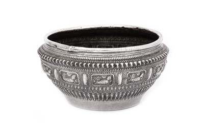 Lot 231 - A mid to late 20th century Thai silver bowl, probably Bangkok circa 1970