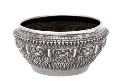 Lot 230 - A mid to late 20th century Thai silver bowl, probably Bangkok circa 1970