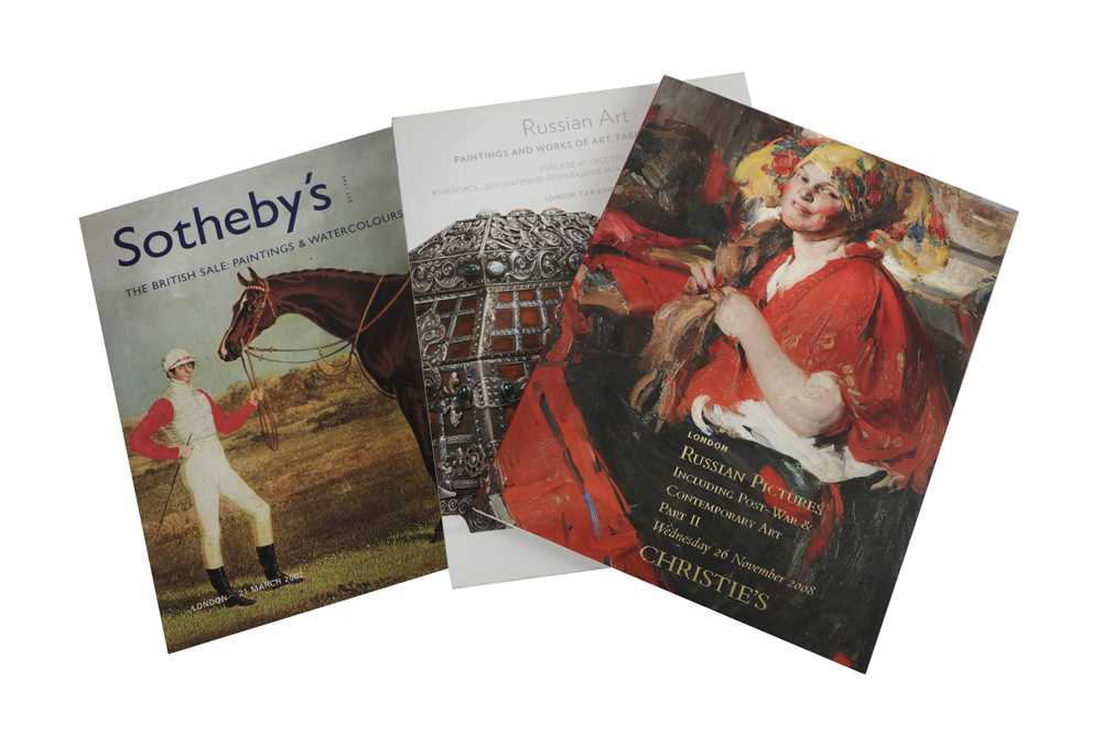 Lot 122 - A LARGE COLLECTION OF AUCTION CATALOGUES