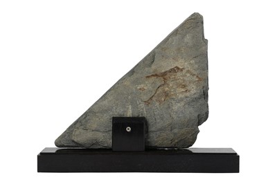 Lot 330 - A Triangular Relief Carving with a Rooster