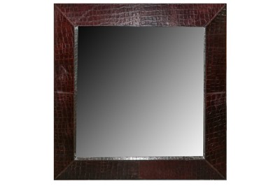 Lot 745 - A contemporary square wall mirror