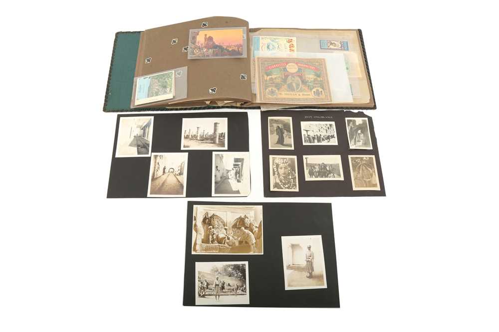 Lot 849 - A COLLECTION OF SNAPSHOTS FROM THE MIDDLE EAST, INCLUDING A SOUVENIR ALBUM