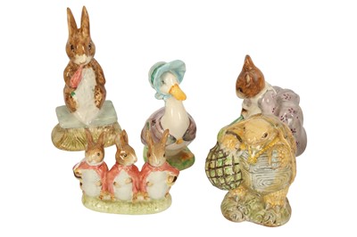 Lot 71 - A collection of 20th century Beswick Beatrix Potter pottery figures