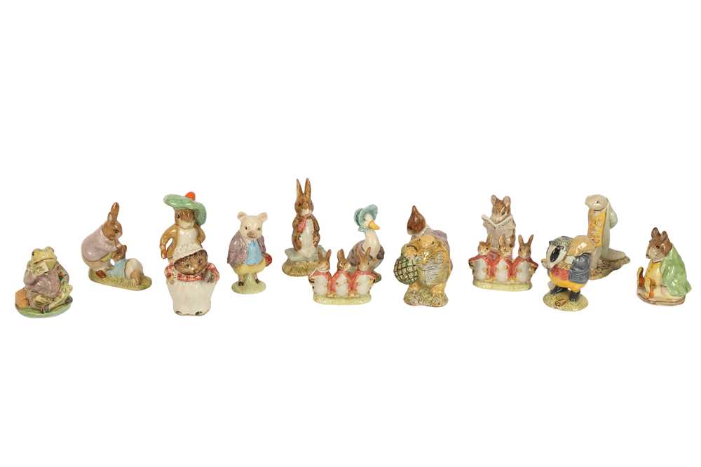 Lot 71 - A collection of 20th century Beswick Beatrix Potter pottery figures