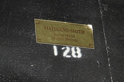 Lot 767 - A large Maitland Smith wrought iron coffee table
