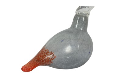 Lot 312 - OIVA KALERVO TOIKKA (FINNISH 1931-2019), a Nuutajarvi glass bird