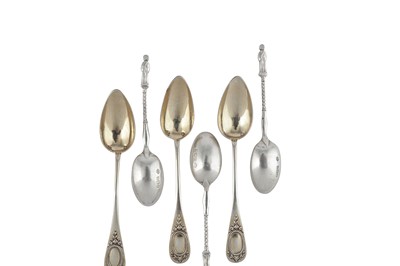 Lot 47 - A mixed group of sterling silver flatware