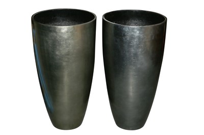 Lot 647 - A near pair of large contemporary planters