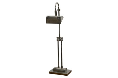 Lot 756 - A Valsan nickel plated adjustable desk lamp