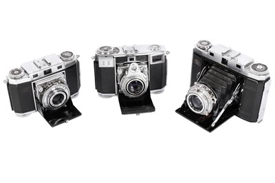 Lot 536 - A selection of Zeiss Ikon Folding Cameras