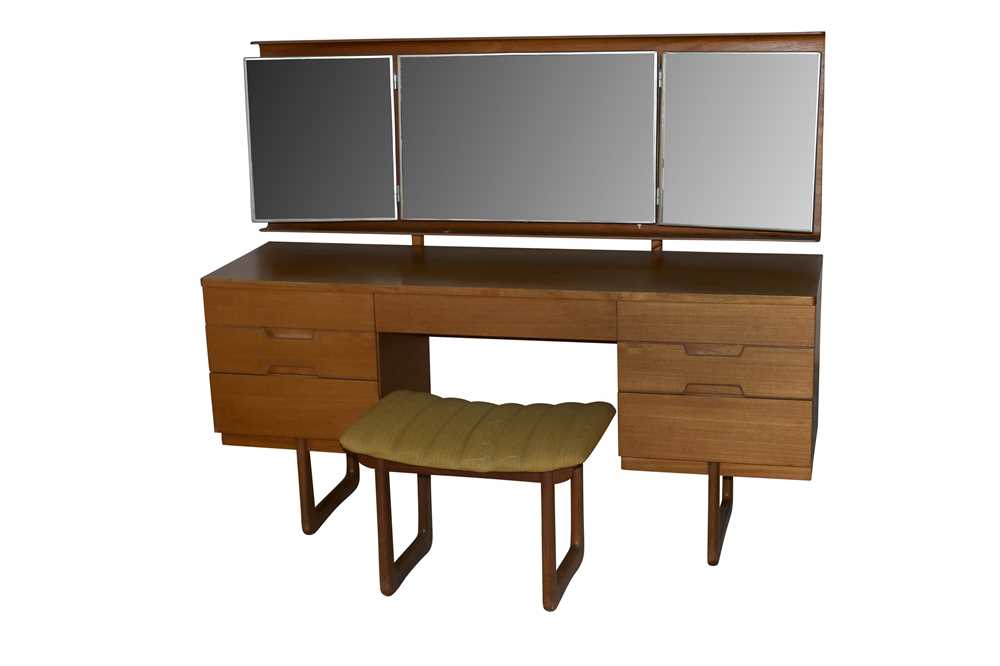 Lot 716 - A 1960s teak dressing table designed by Gunther Hoffstead for Uniflex