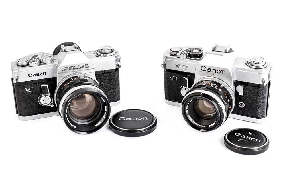 Lot 470 - A Pair of Canon SLR Cameras
