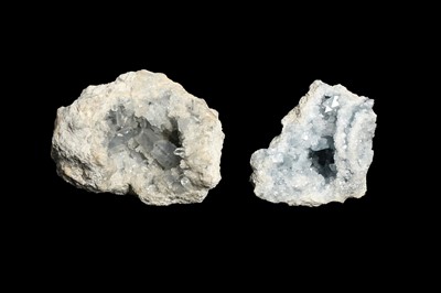 Lot 283 - TWO CELESTINE GEODE SPECIMENS