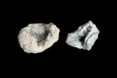 Lot 283 - TWO CELESTINE GEODE SPECIMENS