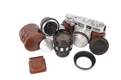 Lot 567 - A Aires 35-V Rangefinder Camera Outfit