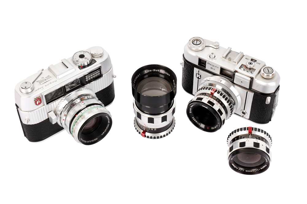 Lot 577 - A Pair of King Regula Rangefinder Cameras