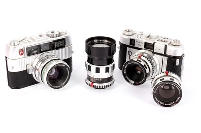 Lot 577 - A Pair of King Regula Rangefinder Cameras