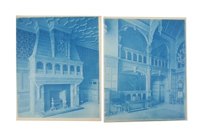Lot 818 - British Architecture and interiors - Cyanotypes c.1880s