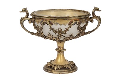 Lot 153 - A late 19th/early 20th century silver plated basket