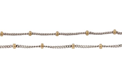 Lot 218 - An Italian 18ct white gold chain