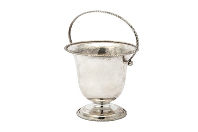 Lot 149 - An early 20th century Italian 800 standard silver ice bucket, Milan 1934-44 maker 11
