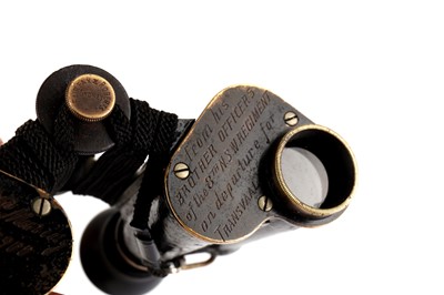Lot 403 - Sir John Hubert Plunkett Murray's Pair of Carl Zeiss Jena Feldstecher Verge 8 Binoculars 1900