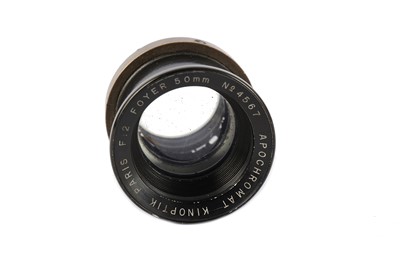 Lot 665 - A Kinoptik Paris Foyer 50mm f/2 Apochromat Lens