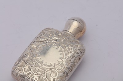 Lot 109 - A Victorian sterling silver scent bottle, Chester 1892 by GW, probably G Watts & Co