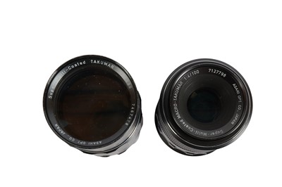 Lot 582 - A Selection of Asahi Pentax SLR Cameras and Lenses