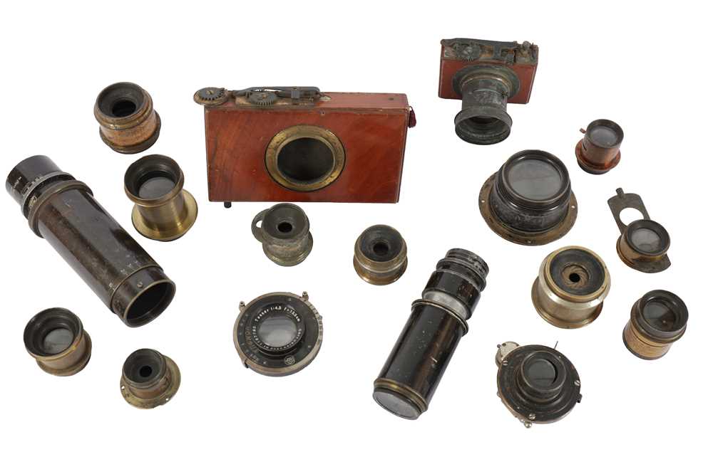 Lot 659 - A Good Selection of 19th Century Brass Lenses