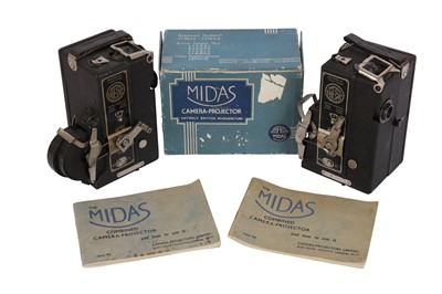 Lot 629 - A Pair of Unusual Midas Combined Camera-Projectors