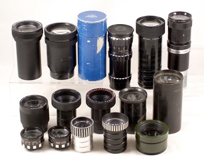Lot 663 - A Group of Projection & Other Lenses.