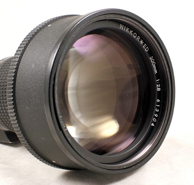 Lot 447 - Nikkor ED 300mm f2.8 Ai-s Lens (Needs Slight Attention) & x1.4 Converter