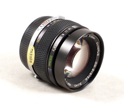 Lot 678 - Olympus OM Items inc Zuiko 35mm f2 Lens.