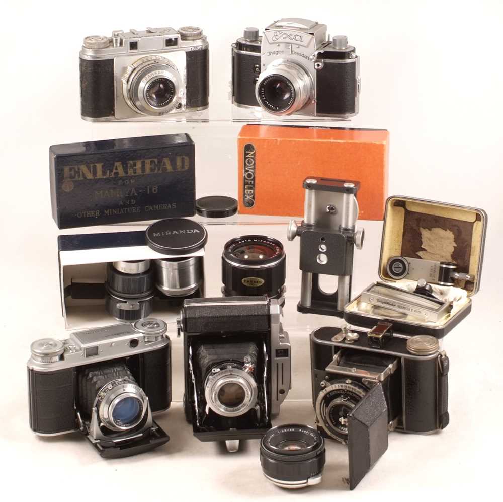 Lot 513 - A Good Group of Collectors Cameras, inc Uncommon Deckel Korell, Vito III etc