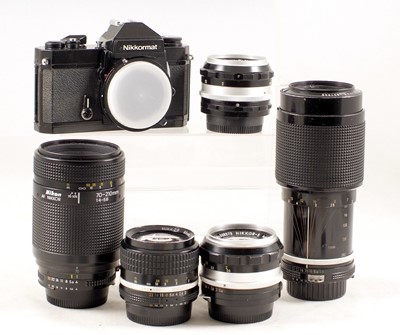 Lot 414 - A Good Nikkor 85mm f2 Lens, & Other Nikon Items for SPARES/REPAIR.