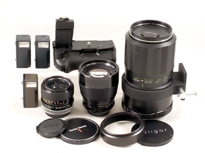 Lot 506 - Vivitar Series 1 135mm f2.3 M42 Lens & Others.