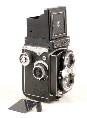 Lot 745 - Yashica 635 TLR with 35mm Conversion Set Fitted.