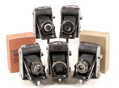Lot 642 - Group of 5 Ensign Selfix 220 Roll Film Cameras.