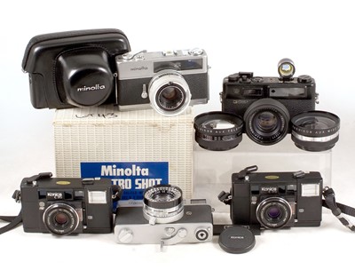 Lot 498 - Group of Compact Cameras, inc 'Firsts'