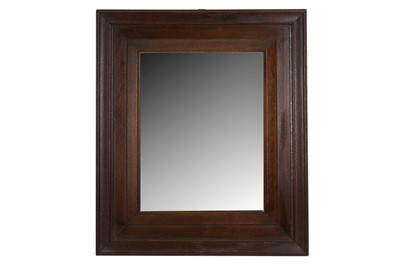 Lot 631 - A late 19th Century Jacobean style oak framed mirror of rectangular form